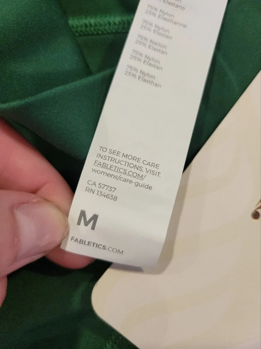 Fabletics Trinity Motion365 High Waist Pocket Leggings - Green
